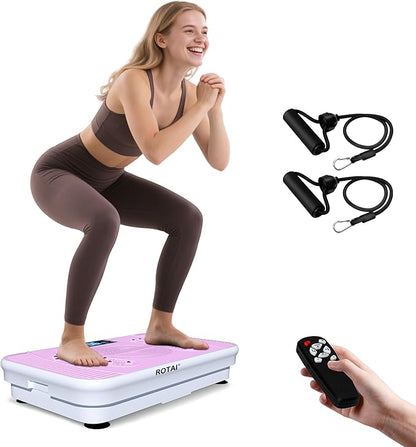 Shake Plate Vibration Exercise Machine for Lymphatic Drainage Massager & Weight Loss, 400 lbs