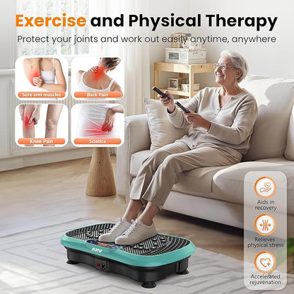 AXV Vibration Plate Fitness Platform Exercise Machine Vibrating Shaking Full Body Shaker Workout