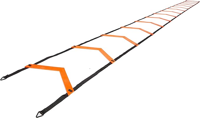 JAWKU Speed and Agility Ladder, Extra Long 21-Foot with 15-Rungs to Improve Balance, Acceleration