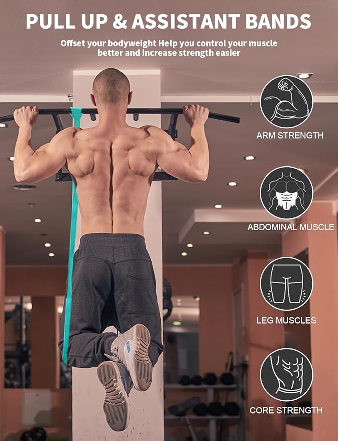 Pull Up Bands, Resistance Bands, Pull Up Assistance Bands Set for Men & Women, Exercise Workout
