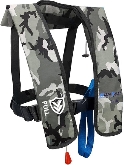 Automatic/Manual Inflatable Life Jacket| Inflatable PFD Kayak Vest Adult| Life Vest for Adults|