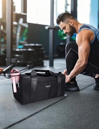 Gym Bag for Women with Shoe Compartment & Wet Pocket - Duffle Bag for Travel Sports Fitness Workout