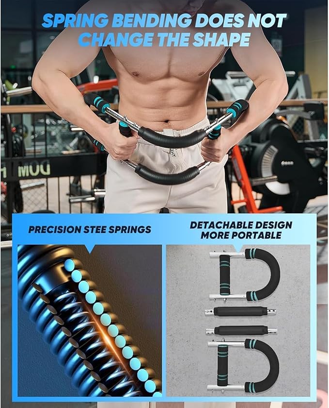 LYKAN Twister Arm Trainer, 40-100lb Adjustable Chest Workout Equipment, Arm Trainer, Twister Arm