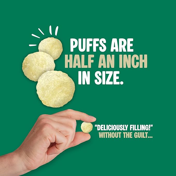 Twin Peaks Protein Puffs - (Sour Cream & Onion), Keto Friendly, Low Carb Snack (300g, 21g Protein