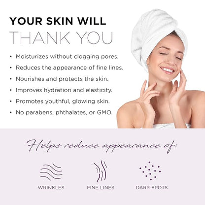 Azure Cosmetics Collagen & Peptides Lifting Facial Sheet - Restoring, Smoothing & Moisturizing Face
