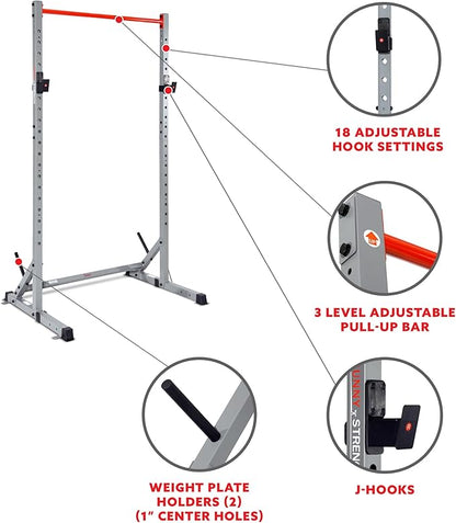 Sunny Health & Fitness Multifunctional Strength Training Home Gym ??Complete Workout Equipment with