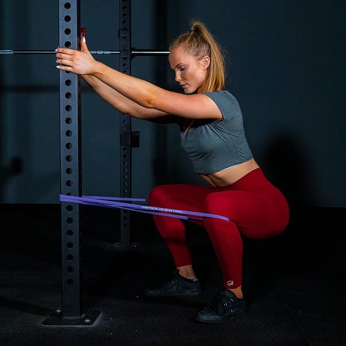 Serious Steel 41" Assisted Pull-up Band, Heavy Duty Resistance Band Sets, Stretching, Powerlifting