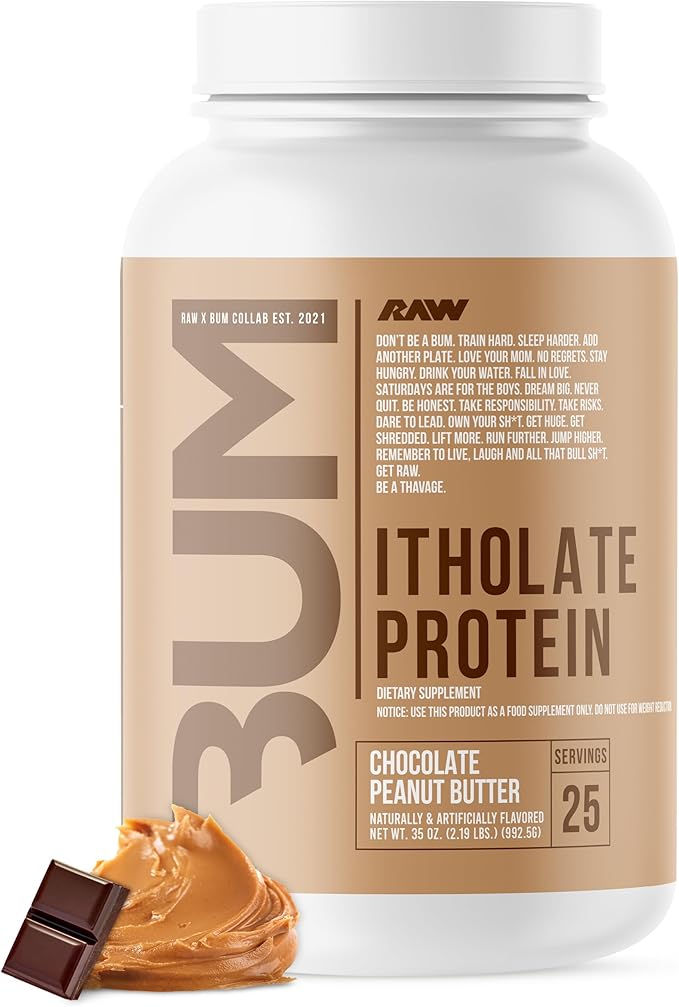 RAW Whey Isolate Protein Powder, Chocolate Peanut Butter (CBUM Itholate) - 100% Grass-Fed Sports