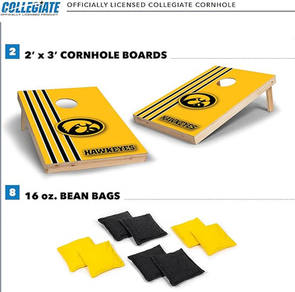 2' x 3' Solid Wood Cornhole Set with Direct Print HD Team Graphics – Great Gift for Any NCAA Fan!