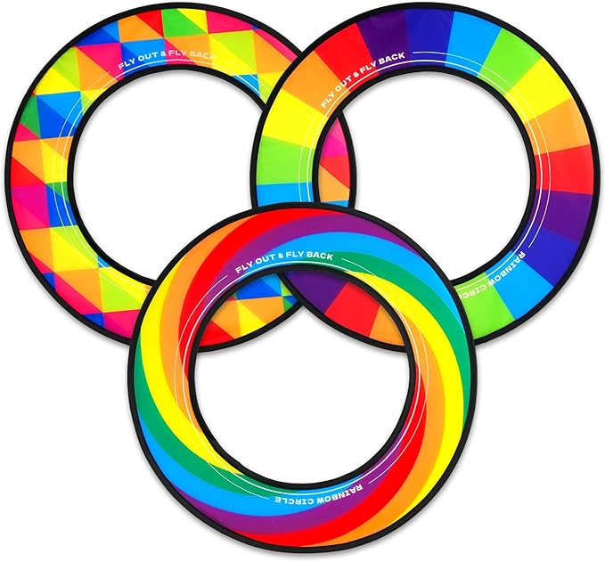Donfly Flying Disc ，3 Pack Flying Ring, Pool Toys,Beach Games,Backyard Games,Outdoor Games,Outdoor