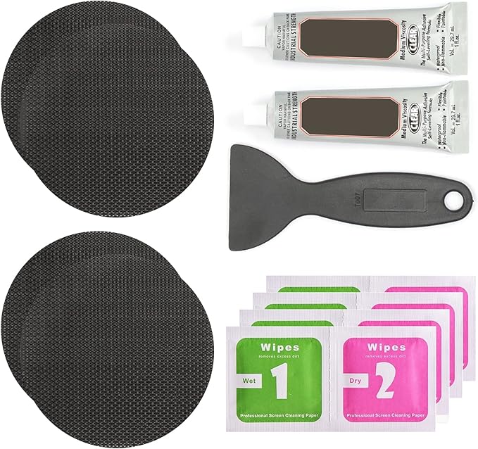 Trampoline Patch Repair Kit 4 inch Circle On Patches | Repair Trampoline Mat Tear or Hole in a