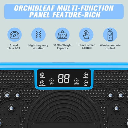 Vibration Exercise Plate ??Full Body Fitness Platform for Home Gym, Lymphatic Drainage & Fat