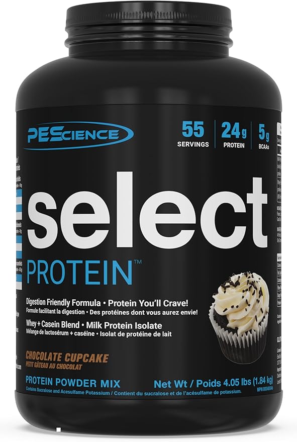 PEScience Select Protein Powder, Whey and Casein Blend, Clean Protein Powder for Women and Men, Low