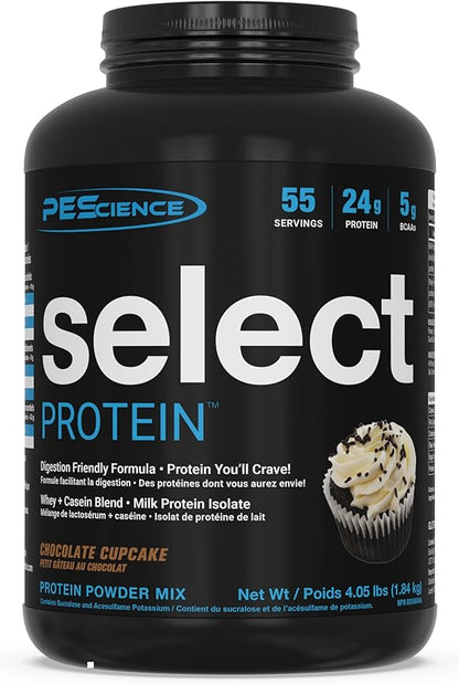 PEScience Select Protein Powder, Whey and Casein Blend, Clean Protein Powder for Women and Men, Low