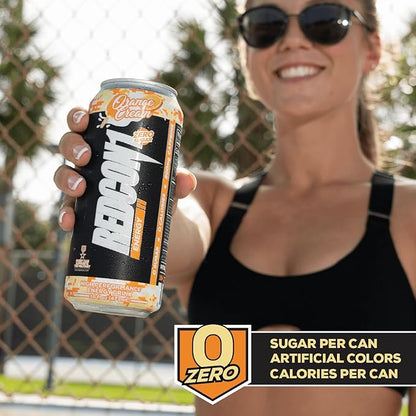 REDCON1 Energy High Performance Drink, Orange Cream - Zero Sugar Energy Drink with Alpha GPC