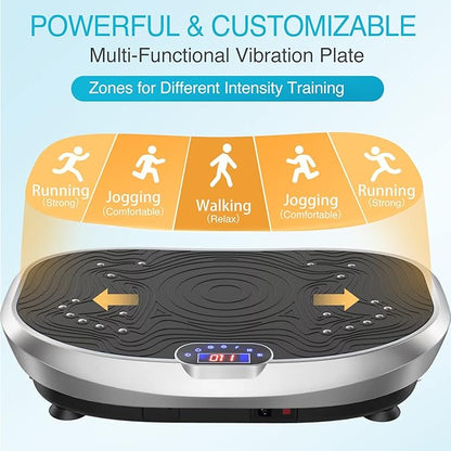AXV Vibration Plate Exercise Machine Whole Body Workout Power Vibrate Fitness Platform Vibrating