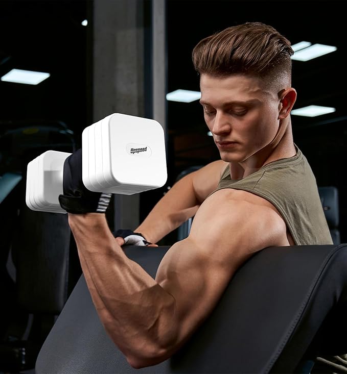 15LB 20LB 40LB 50LB Adjustable Dumbbell Set Free Weights Dumbbells Set for Women Men Hand Weights