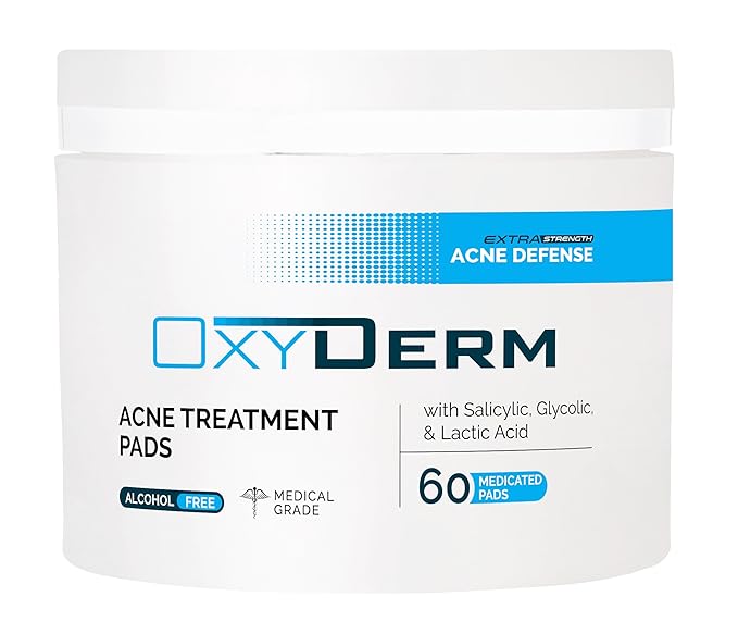 Acne Treatment Pads- Eliminates Pimple, Whitehead, blackhead, & Cystic Breakouts. Clear Clogged