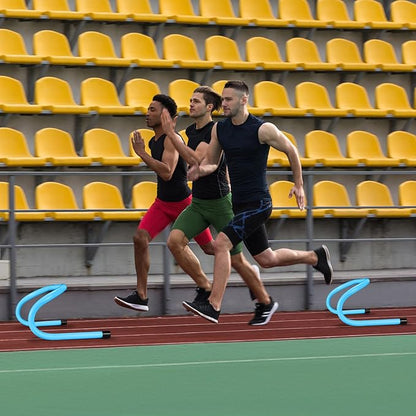 Wettarn 18 Pcs 6" Speed Training Hurdles Durable Agility Training Hurdle Agility Plyometric and All