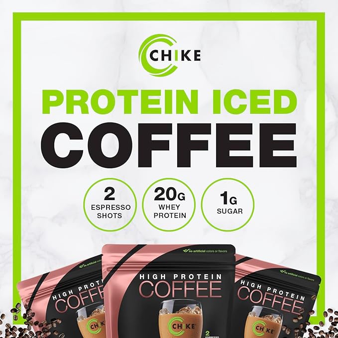 Chike Cinnamon High Protein Iced Coffee, 20 G Protein, 2 Shots Espresso, 1 G Sugar, Keto Friendly