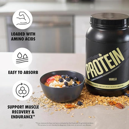 Sculpt Nation by V Shred Protein Powder (Vanilla) - Premium Whey Protein Powder Vanilla and BCAAs