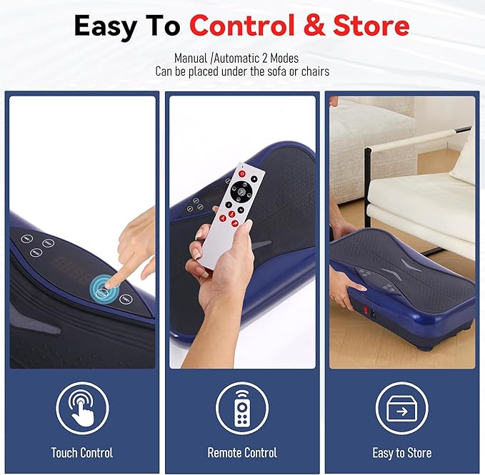 Whole Body Vibration Plate Exercise Machine ??Power Vibrating Plate for Lymphatic Drainage Weight