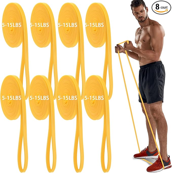 8 Pcs Resistance Bands Pull up Bands Pull up Assistance Bands Exercise Workout Bands for Working