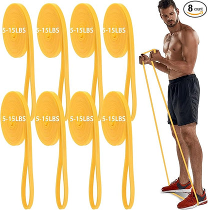 8 Pcs Resistance Bands Pull up Bands Pull up Assistance Bands Exercise Workout Bands for Working