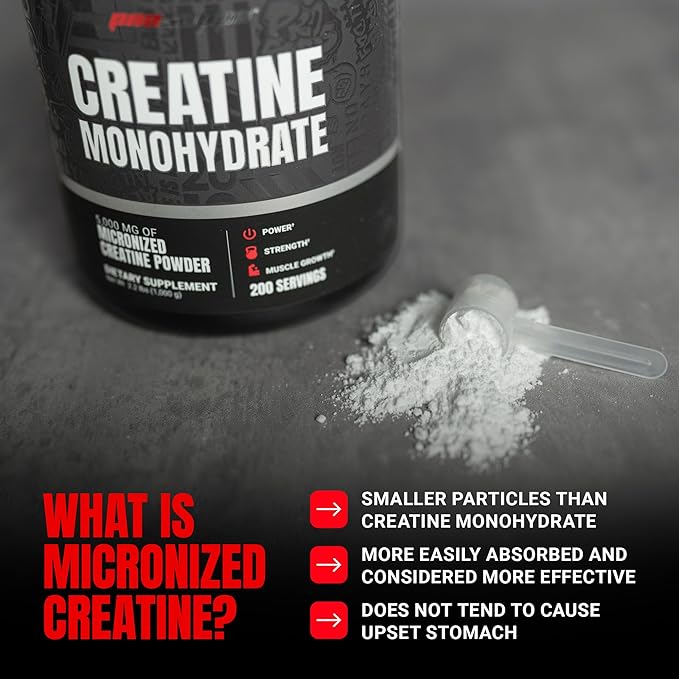 PROSUPPS Creatine Monohydrate Powder for Men & Women, Unflavored - 5000,mg of Micronized Creatine