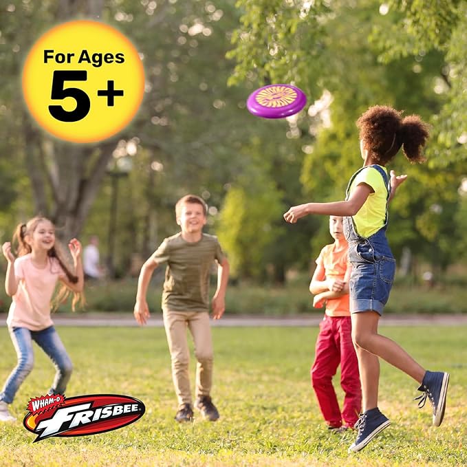 Wham-O Frisbee Cool Flyer Flying Disc, 9.95 Inch Sports Disc Lightweight Durable for Outdoor Beach