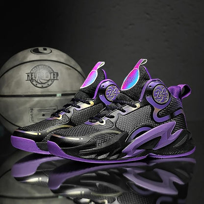 Boys Basketball Shoes Breathable Indoor Athletic Shoes Youth Outdoor Fashion Sneakers Comfortable