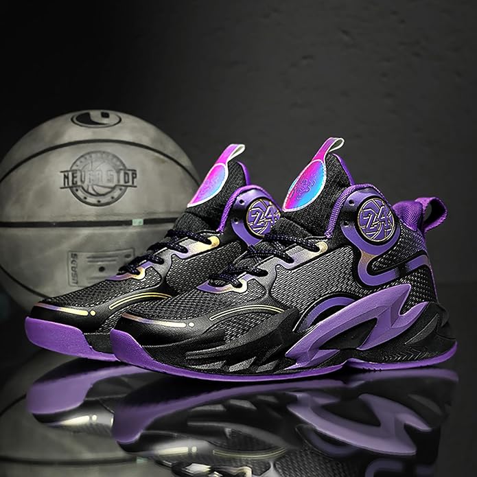 Boys Basketball Shoes Breathable Indoor Athletic Shoes Youth Outdoor Fashion Sneakers Comfortable
