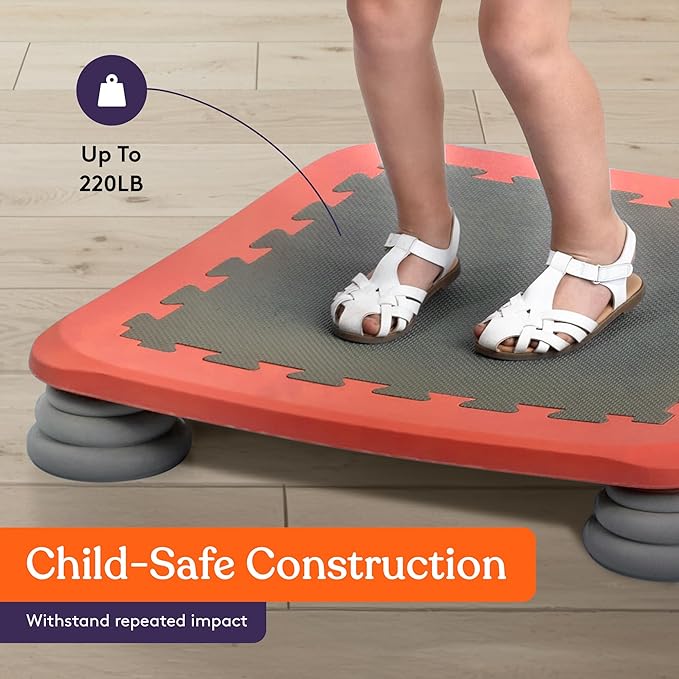 Special Supplies Kids Trampoline Rebounder Bouncing Board – Sensory Balance and Bounce Toy for