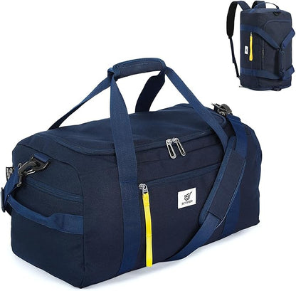 SKYSPER Gym Bag Men Women - 40L Sports Bag Duffle Backpack with Shoe Compartment Wet Pocket for