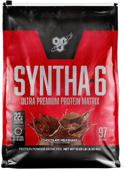 BSN SYNTHA-6 Whey Protein Powder with Micellar Casein, Chocolate Milk Protein Isolate Powder