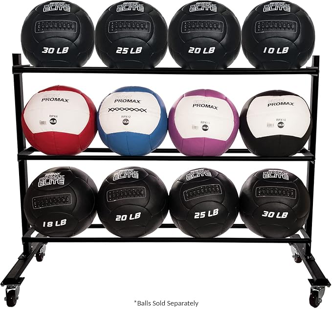 Champion Sports RPX16 Rhino Promax Slam Balls, 16 lb, Soft Shell with Non-Slip Grip, Medicine Wall