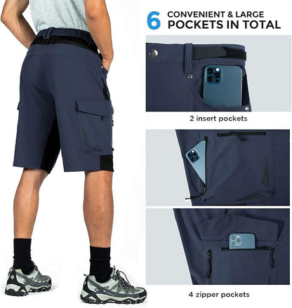 XKTTAC Men's Outdoor Quick Dry Lightweight Stretchy Shorts for Hiking, Tactical, Camping, Travel