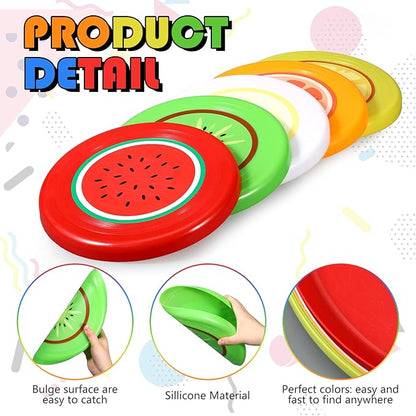 10 Pack Flying Disc Disk Flyer Disc Outdoor Training Interactive Flying Discs Bulk for Adults Dogs
