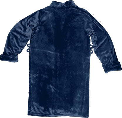 NFL Adult Unisex Silk Touch Bathrobe, Officially Licensed Loungewear, Soft Plush Polyester