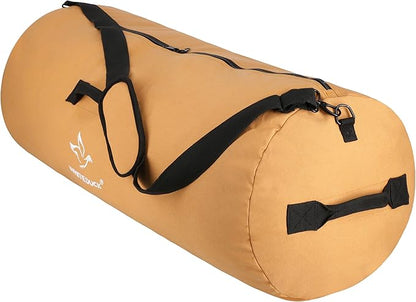 WHITEDUCK HOPLITE Heavy Duty Military Canvas Duffel Bag, Army Cargo Style, Foldable Tactical