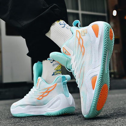 High Top Womens Mens Basketball Shoes Breathable Non Slip Outdoor Sneakers Comfortable Fashion
