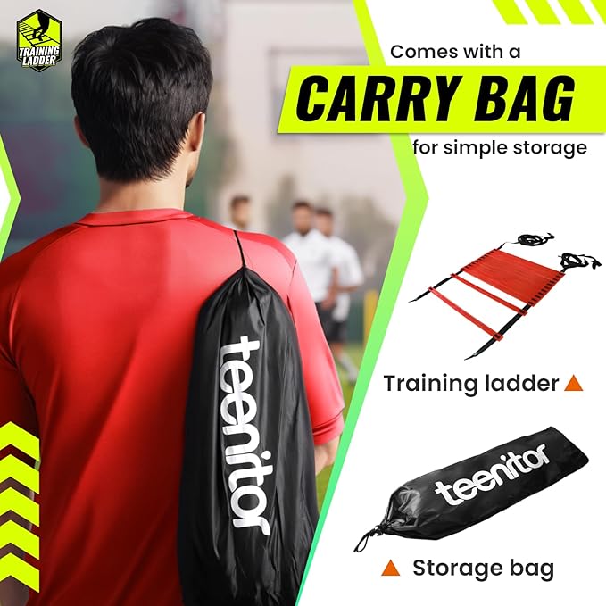 Teenitor Agility Ladder Speed Ladder Training Ladder for Soccer, Speed, Football Fitness Feet