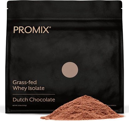 ProMix Nutrition Whey Protein Isolate Powder, Chocolate - Grass-Fed - ­Post Workout Fitness &