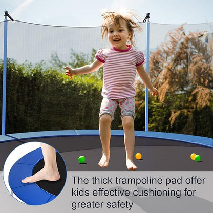Trampoline Spring Cover Multicolor Safety Pad, 8ft 14ft 15ft Universal Trampoline Padding