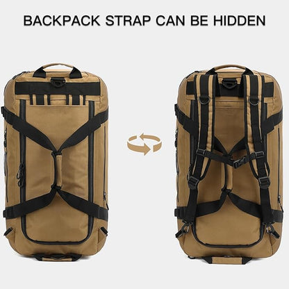 TUGUAN Extra Large Travel Duffle Bag Backpack for Men with Adjustable Dividers 120L Big Weekend