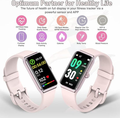 Fitness Tracker with Step Counter/Calories/Stopwatch, Activity Tracker, Health Tracker with Heart
