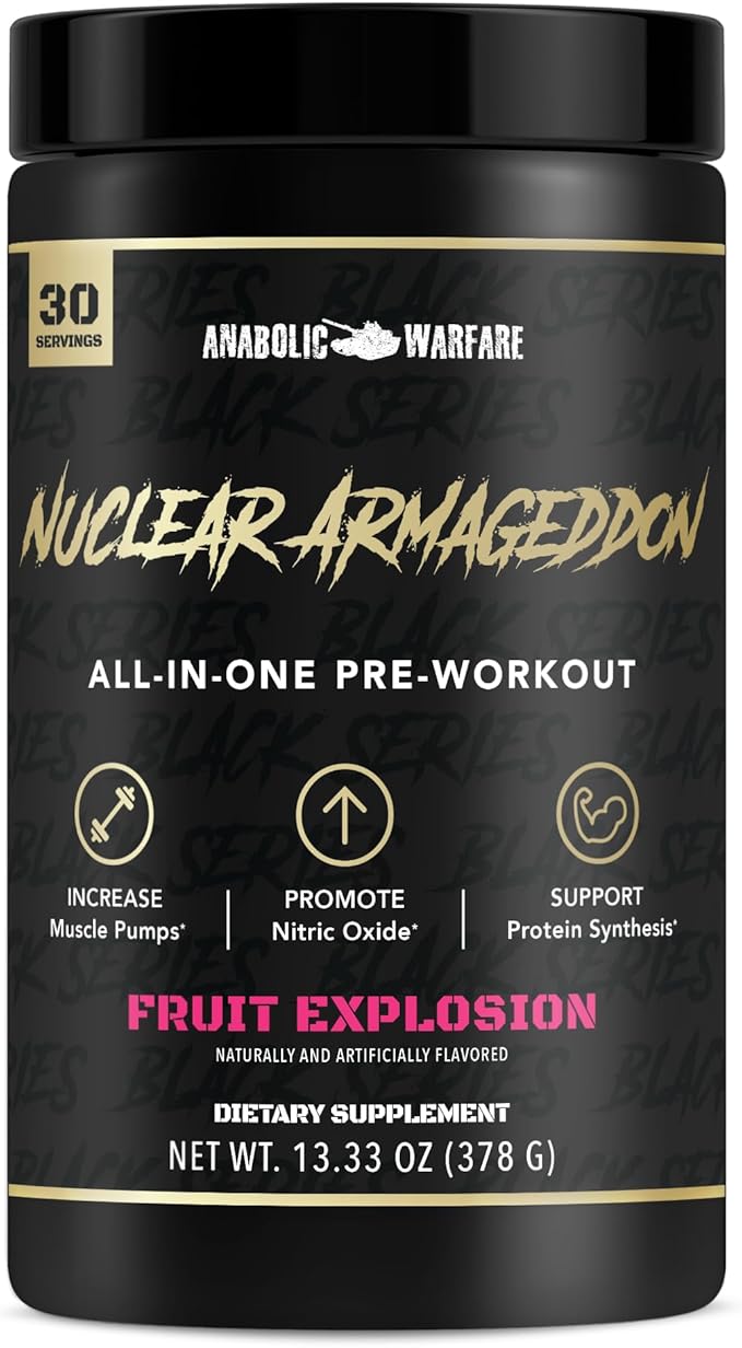 Anabolic Warfare Nuclear Armageddon Pre Workout Powder Pre-Workout for Men & Women with