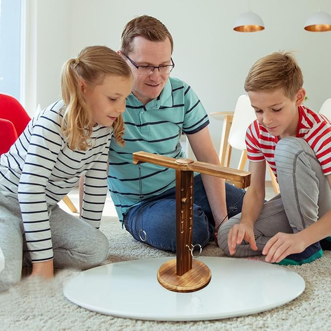 Ring Toss Game for Adults and Kids, Hook and Ring Game for Bars and Home Party, Indoor Game Outdoor