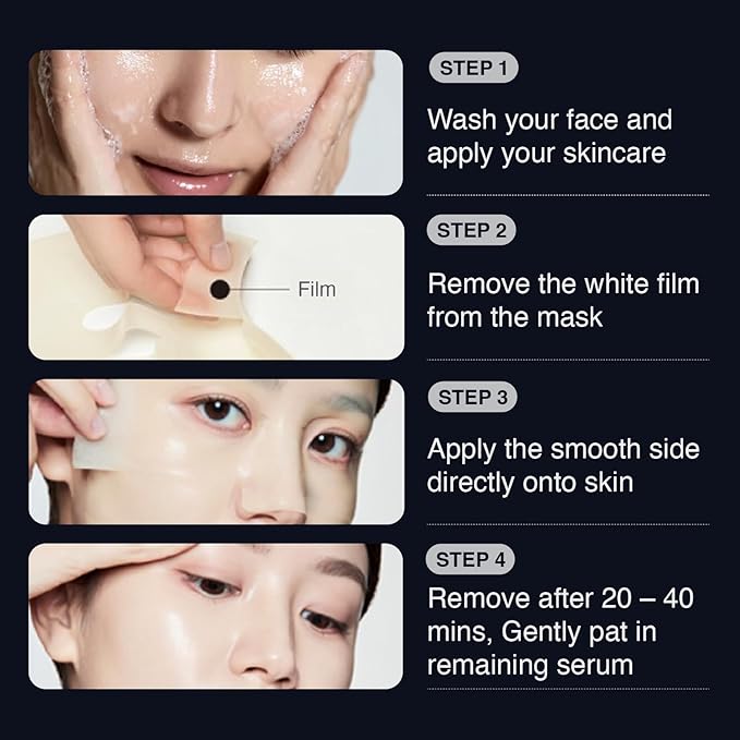 IOPE Retinol Serum in Deep Collagen Gel Mask 5+1 Set | Double-Layered Hydrogel Sheet for High