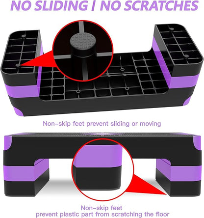 Aerobic Exercise Step, Adjustable Aerobic Stepper for Exercise, Workout Step Platform for Step Up